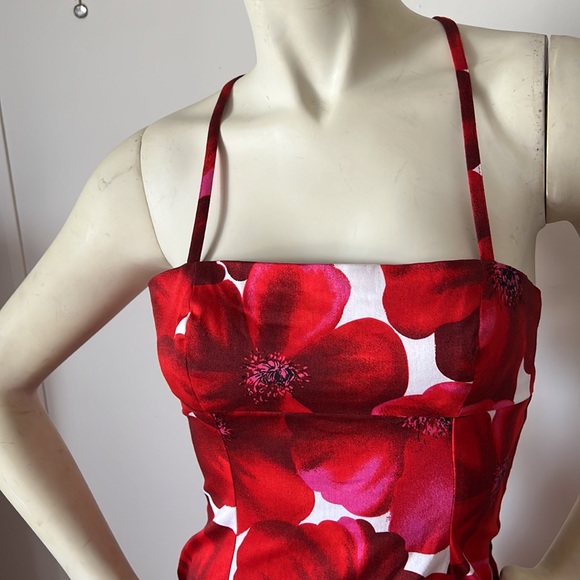 GUESS U.S.A Fitted Flower 🌺 Print Dress - Picture 4 of 12